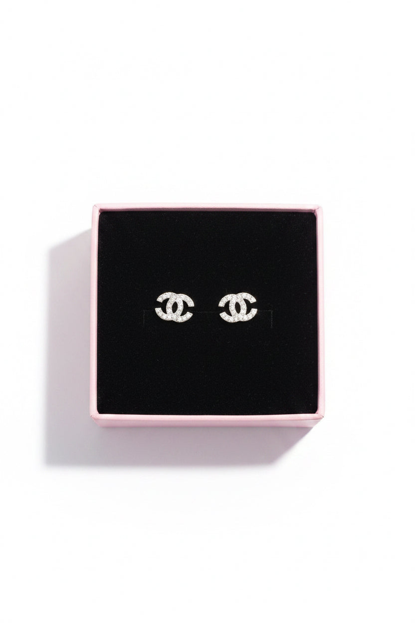 Channel Diamond Earrings