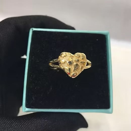 Nugget Heart Ring