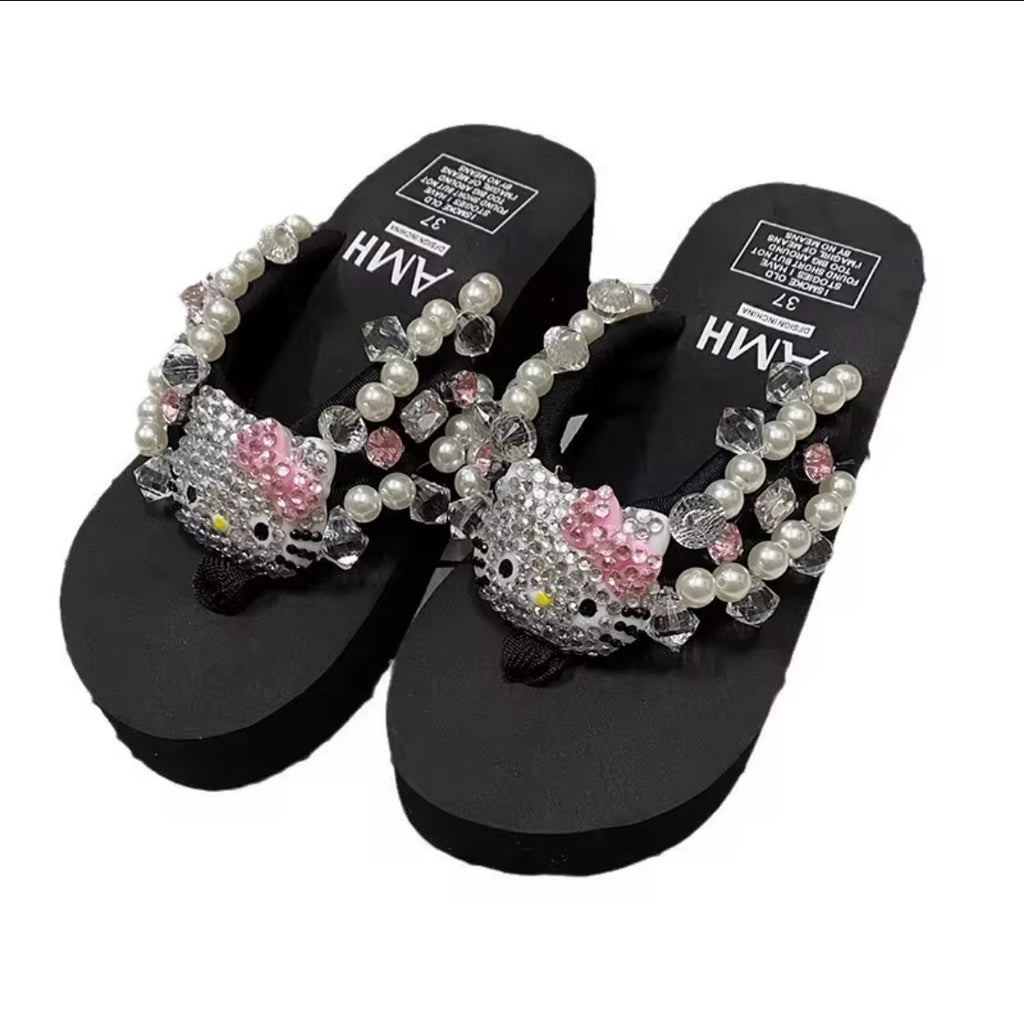 Hello Kitty Bling Platforms