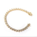 Heart Tennis Bracelet